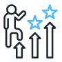 confidence and growth icon